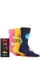 Happy Socks 3 Pair Monty Python Gift Set - Multi