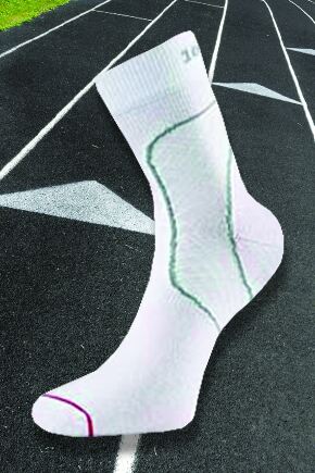 Ladies 1 Pair 1000 Mile Foothealth 'Tactel' Support Socks In 2 Colours White LS
