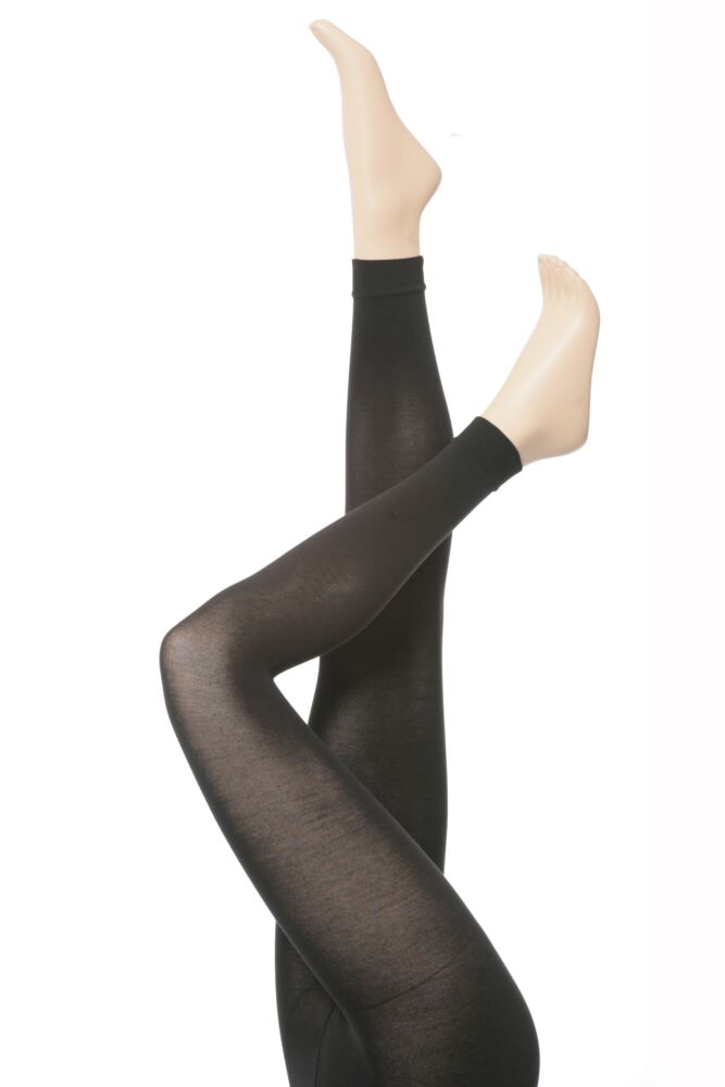Ladies Falke Cotton Touch Footless Tights from