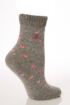 Ladies 1 Pair Elle Angora Heart Boot Socks In 2 Colours