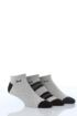 Mens 3 Pair Pringle Stripe & Plain Secret Socks In 2 Colours