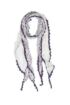 Ladies Kikiyo Pattern Lace Scarf In 3 Colours