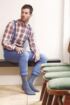 Mens 3 Pair Kickers Plain Cotton Socks In 3 Colours