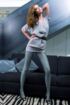 Ladies 1 Pair Trasparenze Bangkok Cracked Metallic Tights 25% OFF