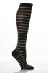 Ladies 1 Pair Elle Lurex Stripe Knee Highs 25% OFF