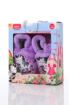 Girls 1 Pair Totes Tots Novelty Zebra Slippers