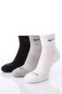 Mens & Ladies 3 Pair Nike Dri Fit Half Cushion Left & Right Quarter Socks In 3 Colours