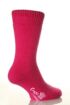 Ladies 1 Pair Corgi 100% Cashmere Cushioned Leisure Socks In Crimson 25% OFF