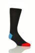 Mens 1 Pair Pantherella Rib Cotton Lisle Socks With Contrast Heel & Toe 25% OFF
