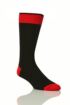 Mens 1 Pair Pantherella Soft Cotton Leisure Socks With Contrast Heel & Toe In 4 Colours