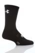 Mens 1 Pair Under Armour Heatgear Crew Sports Socks In 2 Colours