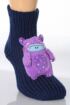 Boys 1 Pair SockShop Toy Box Socks Monster With Non-slip Grip
