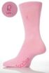 Ladies 1 Pair SockShop Individual Signs Of The Zodiac Pink Embroidered Socks .. 25% From Sale Proceeds Donated To Cancer Charities