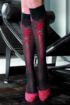 Ladies 1 Pair Trasparenze Parigi Lace Effect Floral Knee Highs 25% OFF