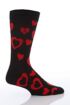 Mens 1 Pair SockShop Valentines Hearts Socks