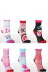 Girls 4 Pair TM High School Musical Socks