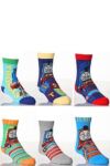 Boys 4 Pair TM Thomas The Tank Engine Socks