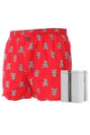 Mens 1 Pair Jockey Poplin Teddy Bear Woven Boxer In Special Tin Box