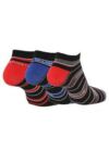 Mens 3 Pair Come On England Striped Trainer Liners 25% OFF