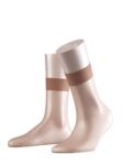 Ladies 1 Pair Falke Shelina 12 Denier Ultra Transparent Ankle Highs With Shimmer And Sensitive Top In 4 Colours