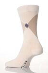 Mens 1 Pair Falke Ballentyne Diamond Design Socks With Bamboo 50% OFF