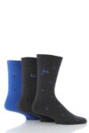 Mens 3 Pair Pringle Kinross Fashion Spots Cotton Socks In 3 Colours