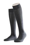 Ladies 1 Pair Falke Sensitive Berlin Merino Wool Mix, Anatomically Shaped Left And Right Gentle Grip Knee High Sock In 5 Colours