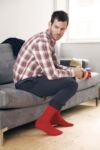 Mens 1 Pair SockShop Colour Burst Cotton Sock In 22 Colours