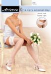 Ladies 1 Pair Aristoc Bridal Lace Top Hold Ups In 2 Colours