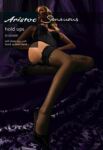 Ladies 1 Pair Aristoc Sensuous 10 Denier Ribbon Slot Hold Ups