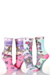 Girls 2 Pair Fairy Girl Socks