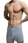 Mens 2 Pack Farah 100% Cotton Knitted Plain Boxer Shorts In 2 Colours