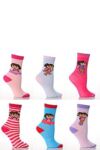 Girls 4 Pair TM Dora The Explorer Socks