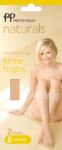 Ladies 2 Pair Pretty Polly Naturals 8 Denier Knee Highs In 2 Skin Tones