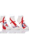 Mens 3 Pair England Flag Design Trainer Liners 25% OFF