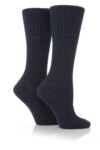 Ladies 2 Pair Pringle Roxanne Boot Socks In 4 Colours