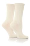 Ladies 2 Pair Pringle Candice Bamboo Boot Socks In 2 Colours