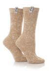 Ladies 2 Pair Pringle Chantelle Ribbed Boot Socks In 3 Colours