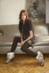 Ladies 1 Pair Charnos Luxury Knit Cable Rib Tights In 3 Colours
