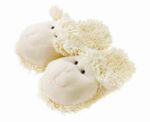 Ladies, Mens & Kids 1 Pair Aroma Home Fuzzy Friends Lamb Slippers