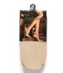 Ladies 1 Pair Trasparenze Idra Fishnet Ankle High Socks In 2 Colours