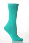 Kids 1 Pair SockShop Colours Outstanding Quality & Value Plain Forest Green Cotton Socks