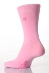 Ladies 1 Pair SockShop Individual Pink Embroidered Initial Socks - O