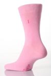 Ladies 1 Pair SockShop Individual Pink Embroidered Initial Socks - I