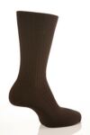 Mens 1 Pair Calvin Klein Signature Egyptian Cotton Fil d'Ecosse Ribbed Socks In 4 Colours