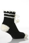 Ladies 1 Pair Totes Knitted Pom Pom Slipper Sock With Grip 33% OFF