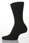 Mens 1 Pair SockShop Individual Black Embroidered Initial Socks - I