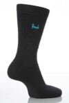 Mens 2 Pair Pringle Carluke Micro Dot Pattern Socks In 3 Colours