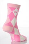 Ladies 2 Pair Pringle Rachael New Argyle Pattern Socks In 7 Colours