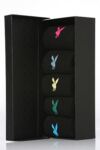 Mens 5 Pair Playboy Bunny Head Gift Box
